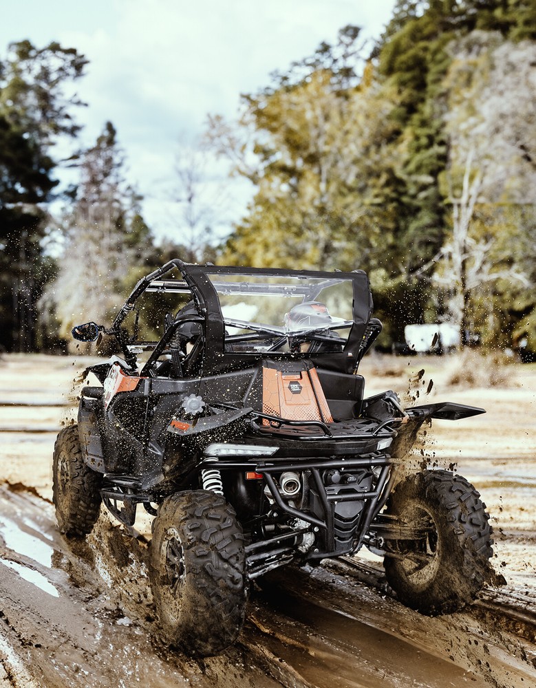 UTV Rear Soft Window Windshield Panel Waterproof for 2020-2024 CFMOTO ZForce 950