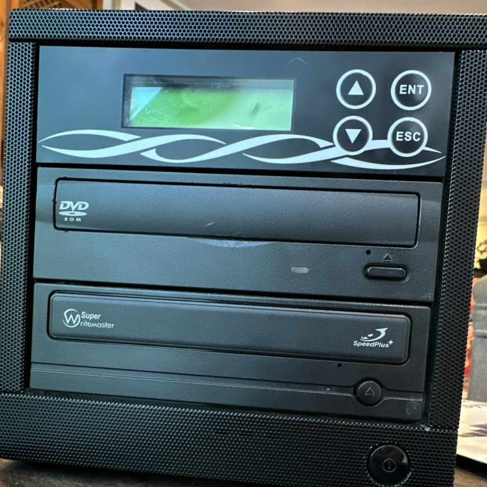 Super Writemaster Standalone CD/DVD Duplicator Black, DVD/CD Read/Write