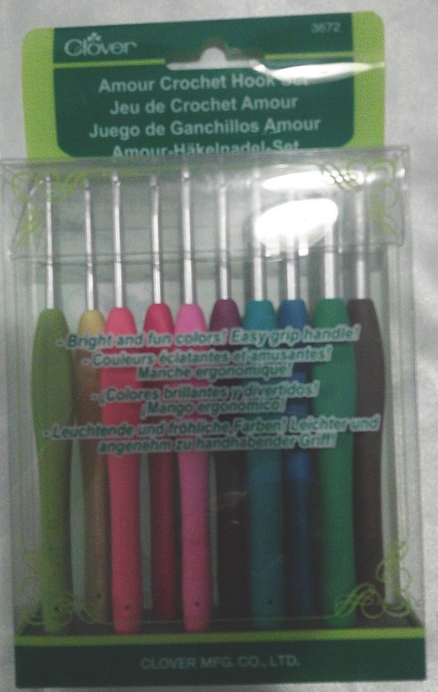Clover Amour Crochet Hook Set 10pc
