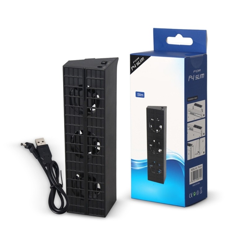 Cooling Cooler Fan Temperature Control with USB Cable for Slim Vertical Stan