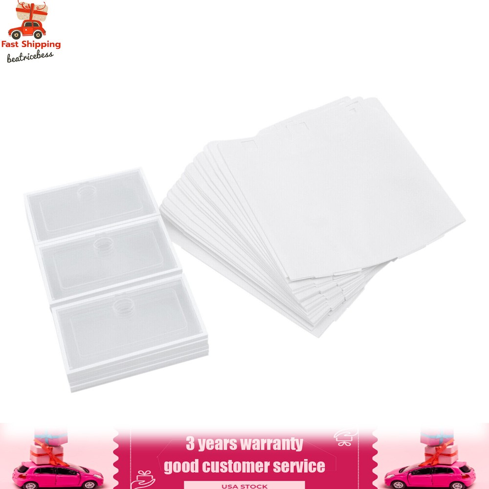 20Pcs Plastic Shoes Storage Box Stackable Display Case Sneaker Organizer Case