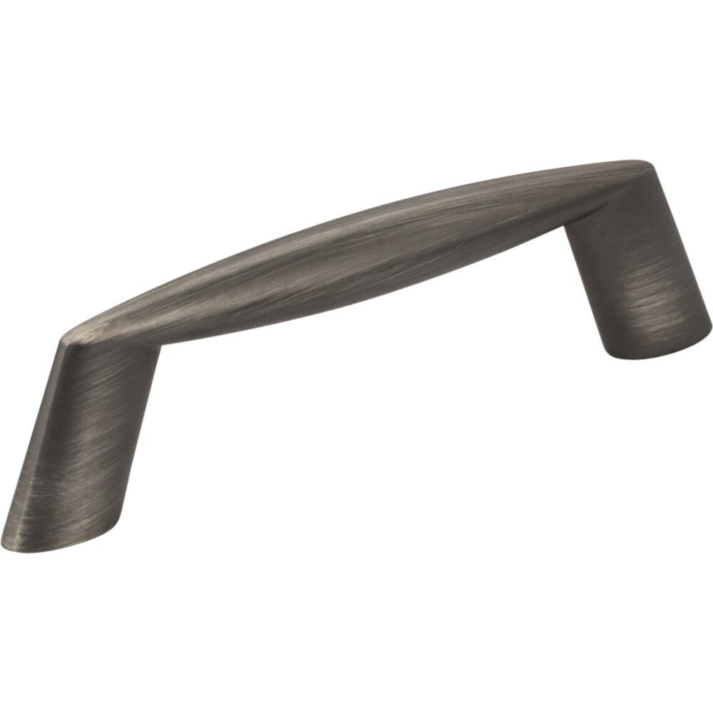 3" c-c Brushed Pewter Contemporary Kitchen Cabinet Pull Vanity Pulls 988-3BNBDL