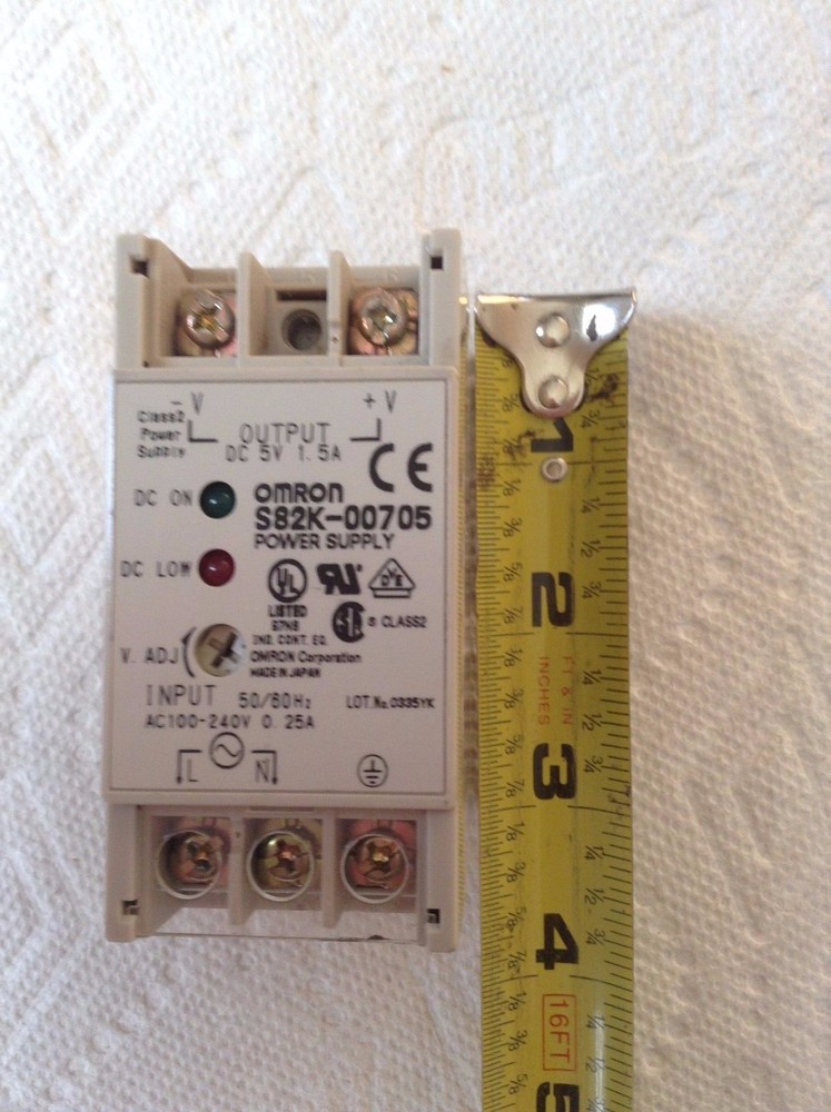 Omron S82K-00705 Power Supply