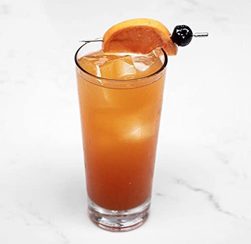 Grooved Top Cocktail Picks Stainless Steel