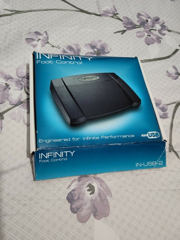 Infinity IN-USB-2 USB Digital Foot Control Foot Pedal Transcription reporting