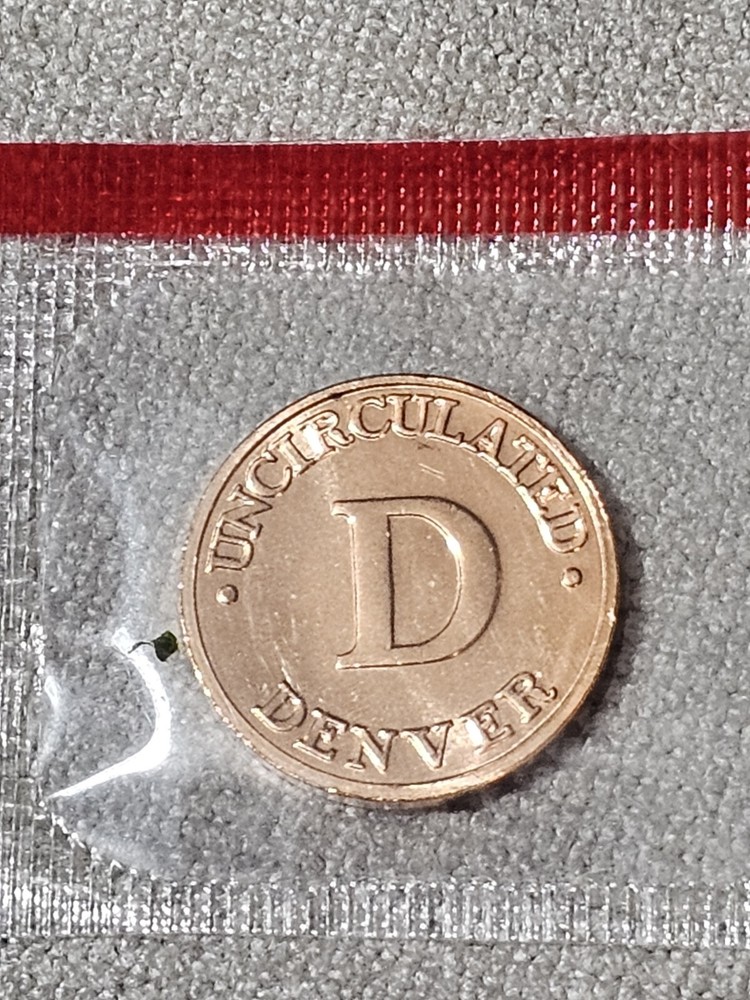 1999 Denver Mint "D" Token From Us Mint Set