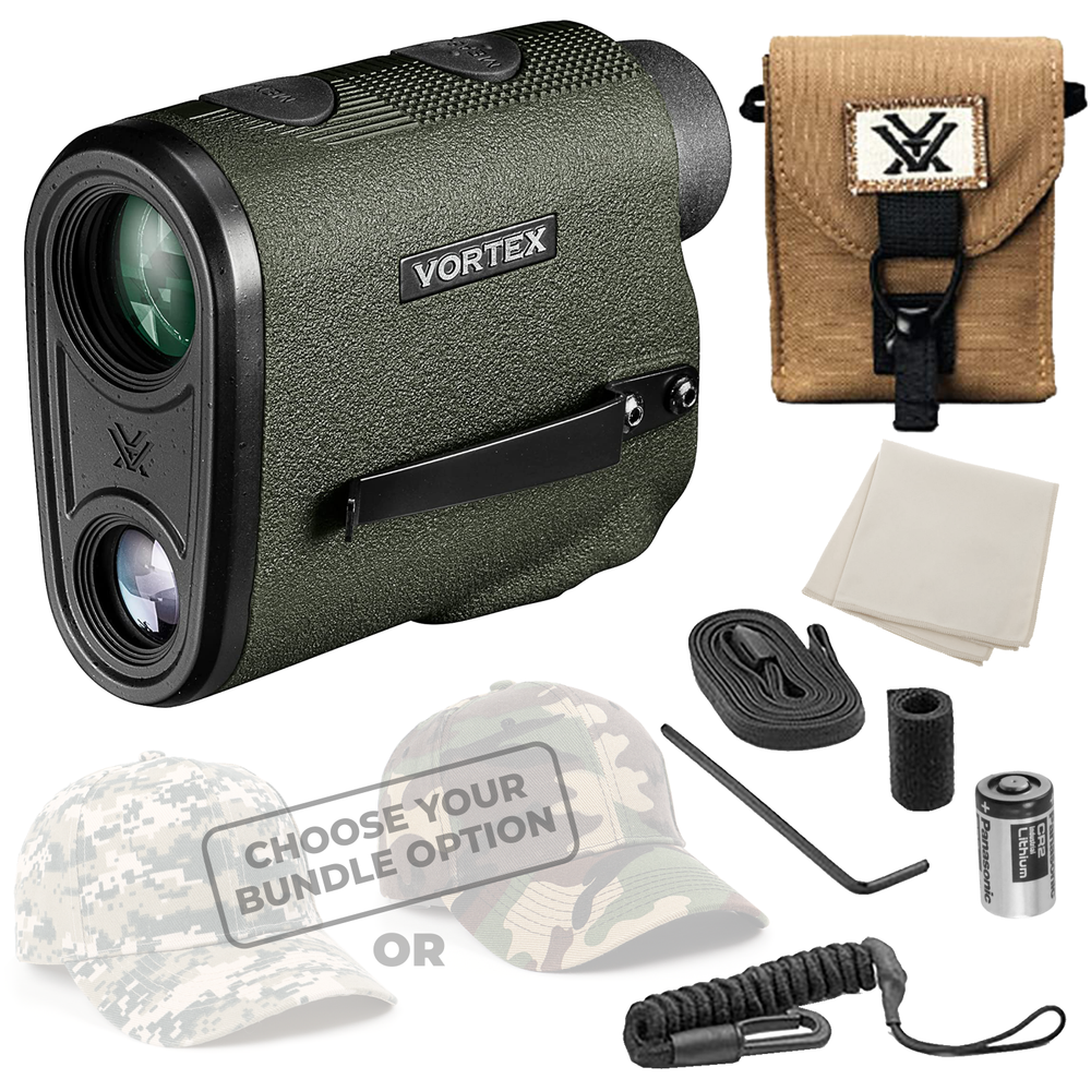 Vortex Optics Diamondback HD 2000 Laser Rangefinder with Free Hat Bundle