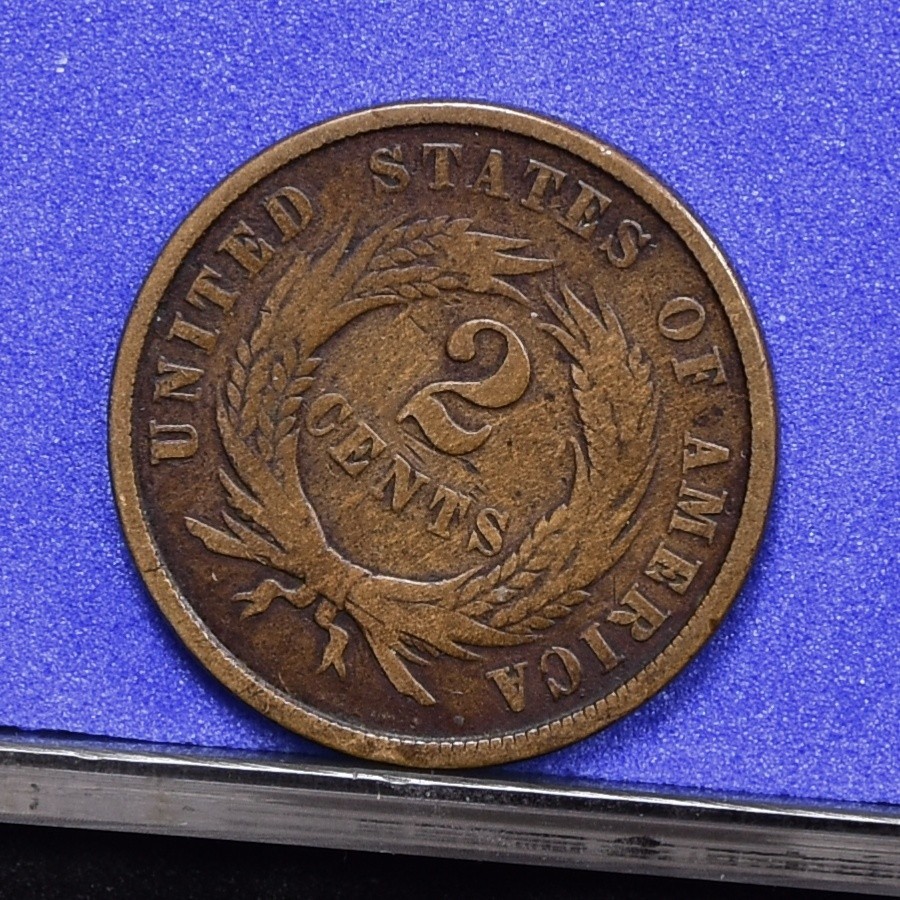 1866 Two Cent Piece - Good (#59535-L)