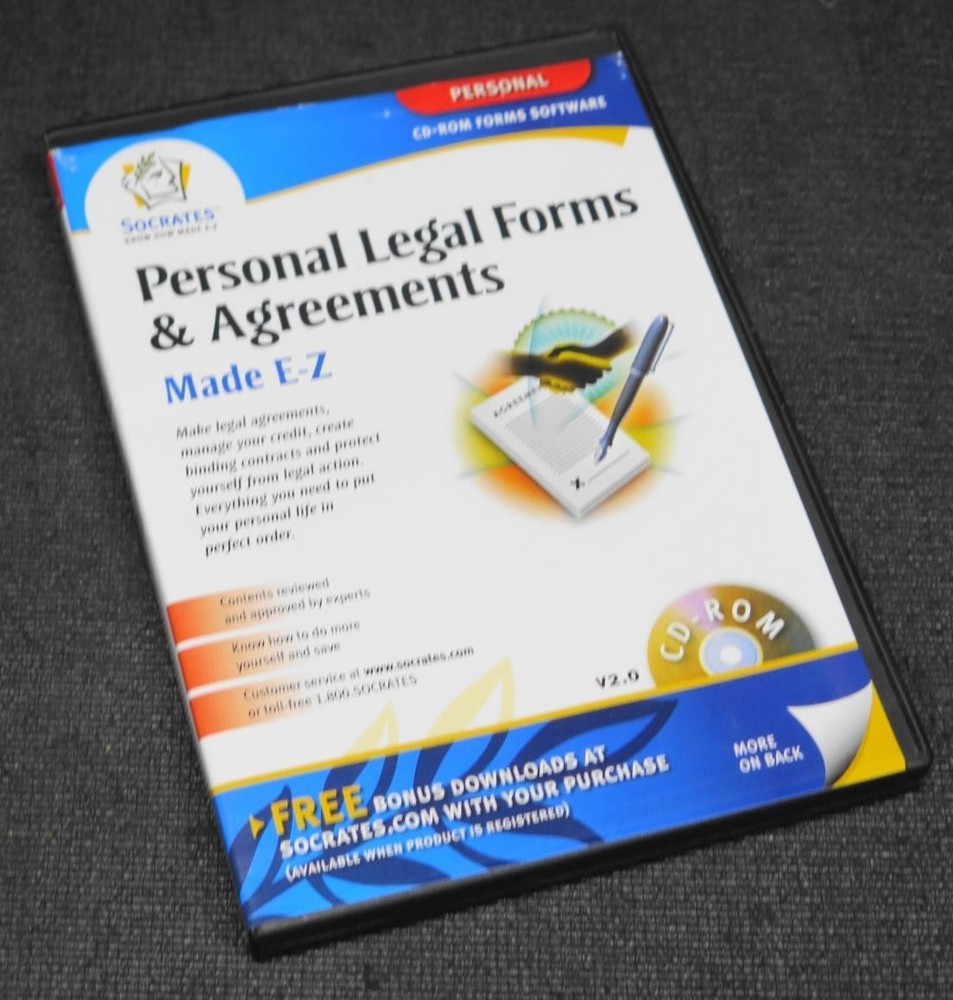 Personal Legal Forms And Agreements - Forms And Manuals CD
