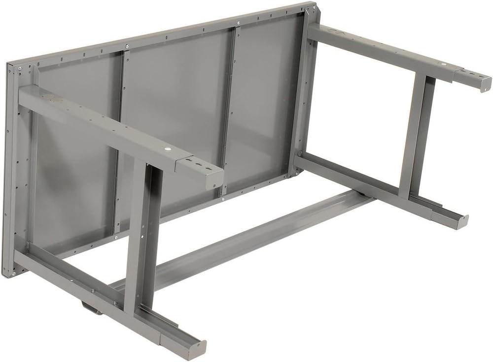 Global Industrial Adjustable Height Workbench C-Channel Leg, 2000 Lbs Capacity,