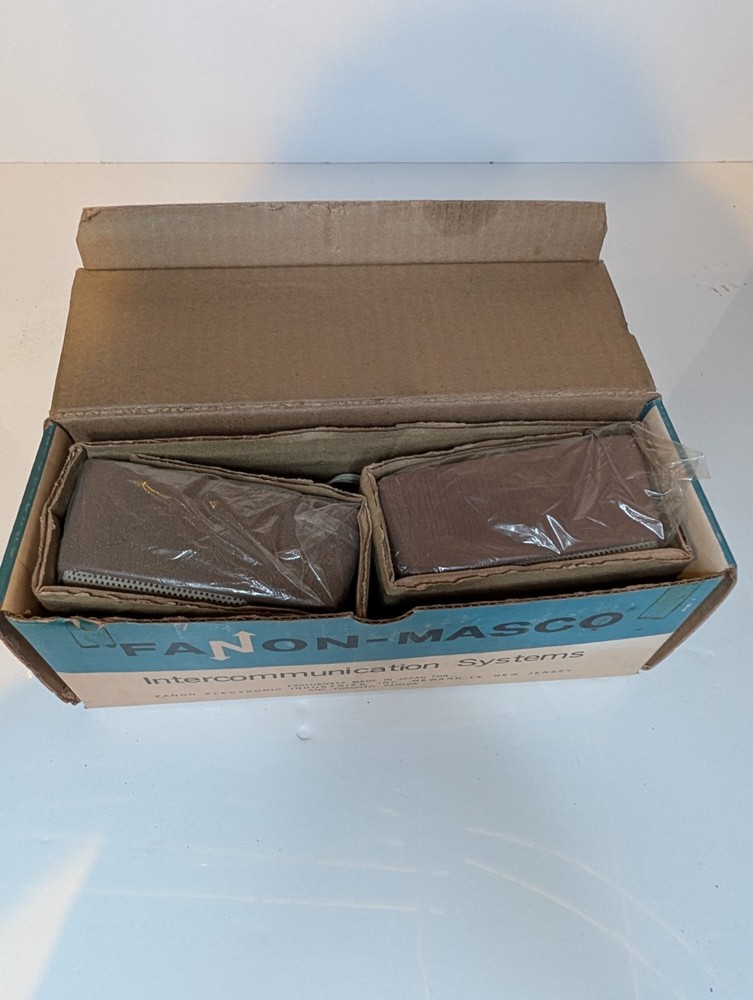 Fanon-Masco EC-2 Intercom System 9V Battery Powered In Original Packaging