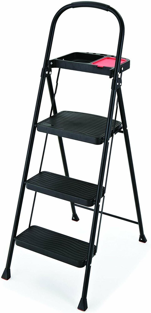 Interior Step Ladder Painting Light Bulb Changing Work Home Project Stepladder