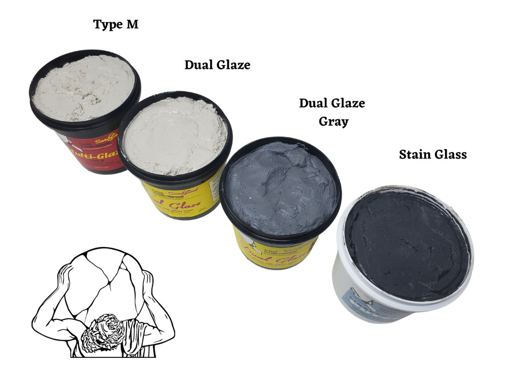 Sarco Stain Glass Putty - 1 Gallon