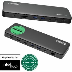 Plugable TBT4-UD5 Thunderbolt 4 Dock 100W Charging