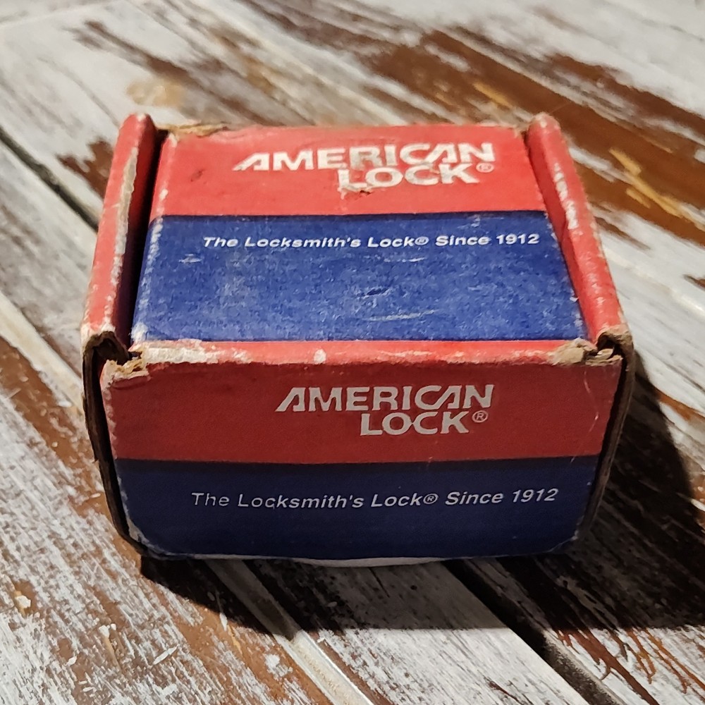 American Lock Series 2000 Silver Keyed Padlock with Keys Secure Locking Model