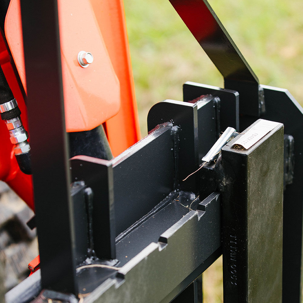 Titan Attachments Standard Series Pallet Fork Frame, Quick Tach Connection