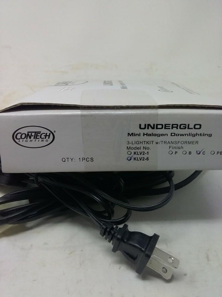 Con-Tech Underglo Mini Halogen Downlighting KLV2-6 Chrome