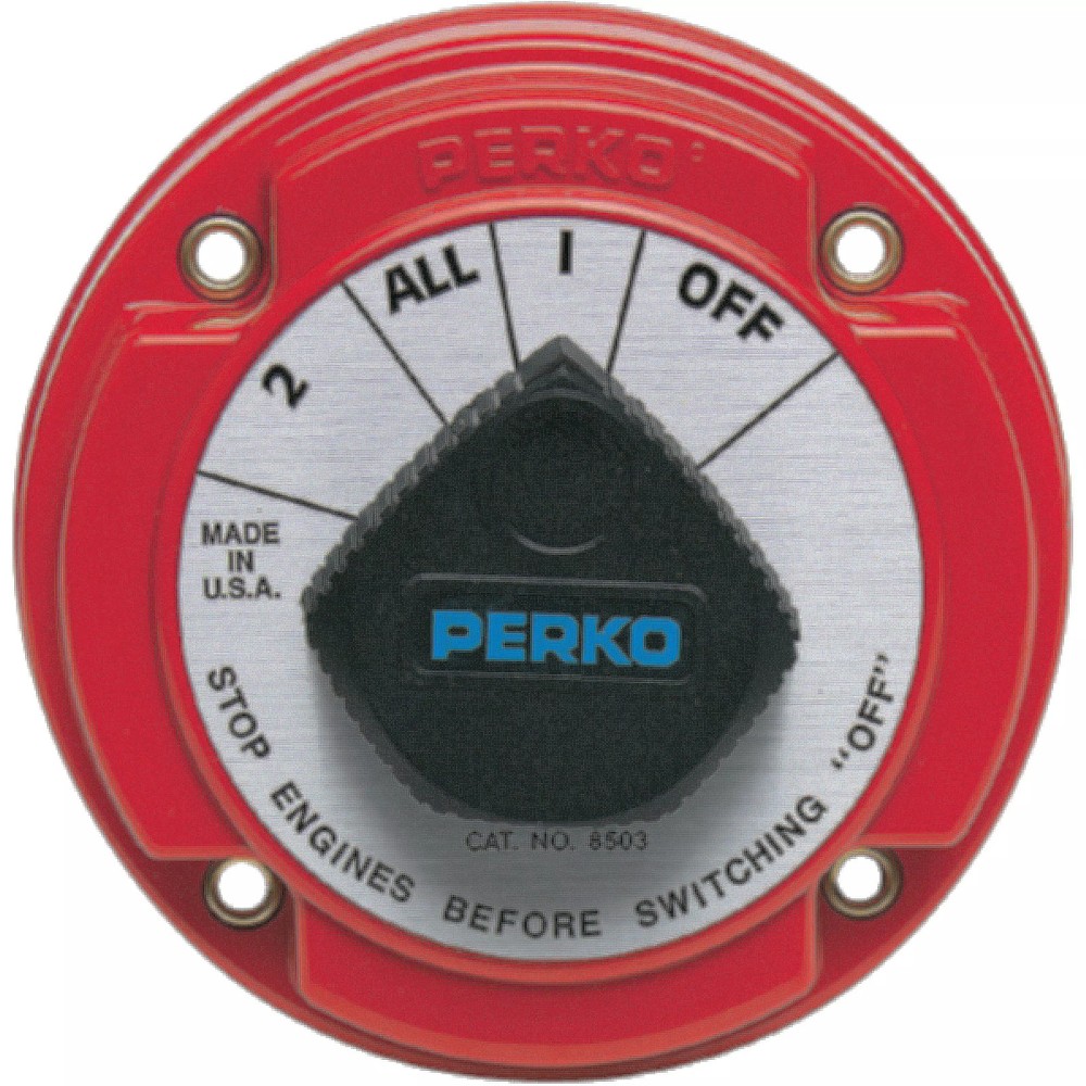 Perko 8503DP Medium Duty Battery Selector Switch w/ Alternator Field Disconnect