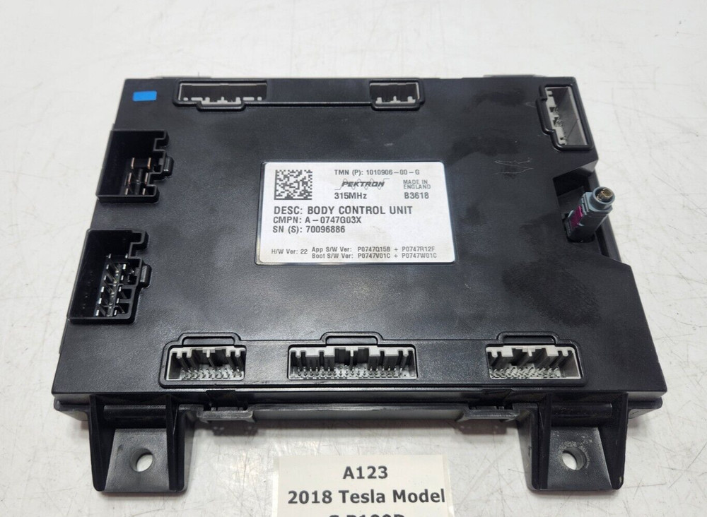 ✅ 2012-2020 OEM Tesla Model S Body Control Module BCM Unit Pektron