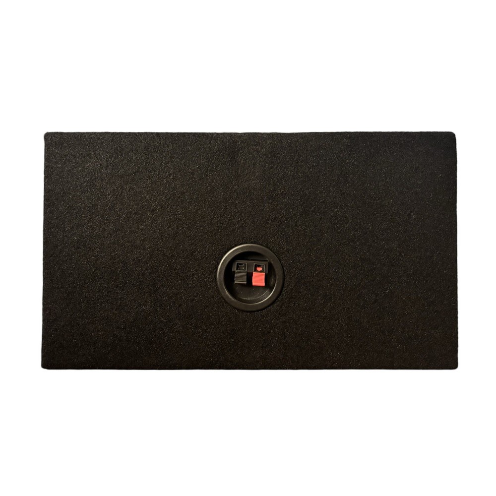 8" Dual Sealed Speaker 8” Enclosure Box- Black