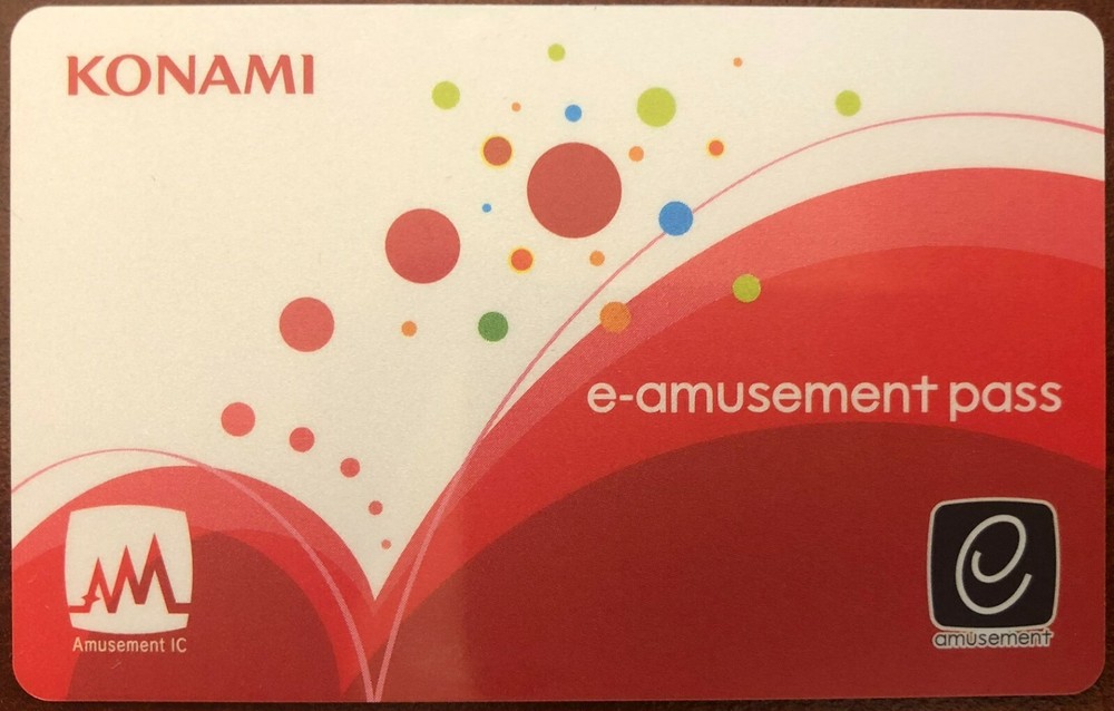 Konami E-Amusement Pass - Amusement IC - Arcade Card, e-Amuse