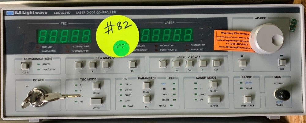 ILX Lightwave LDC3724C Laser Diode Controller