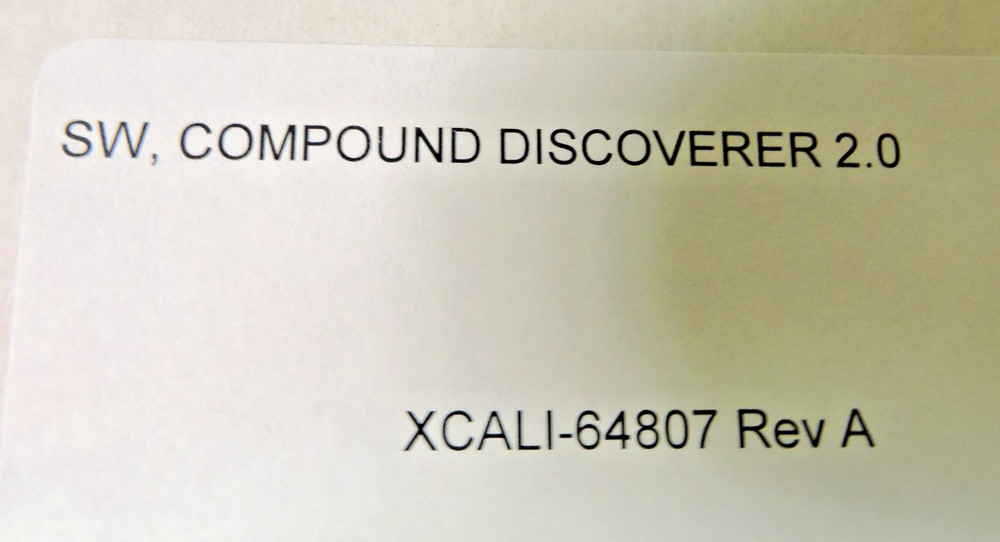 NEW Thermo Scientific Compound Discoverer 2.0 Software USB Smart Key Dongle