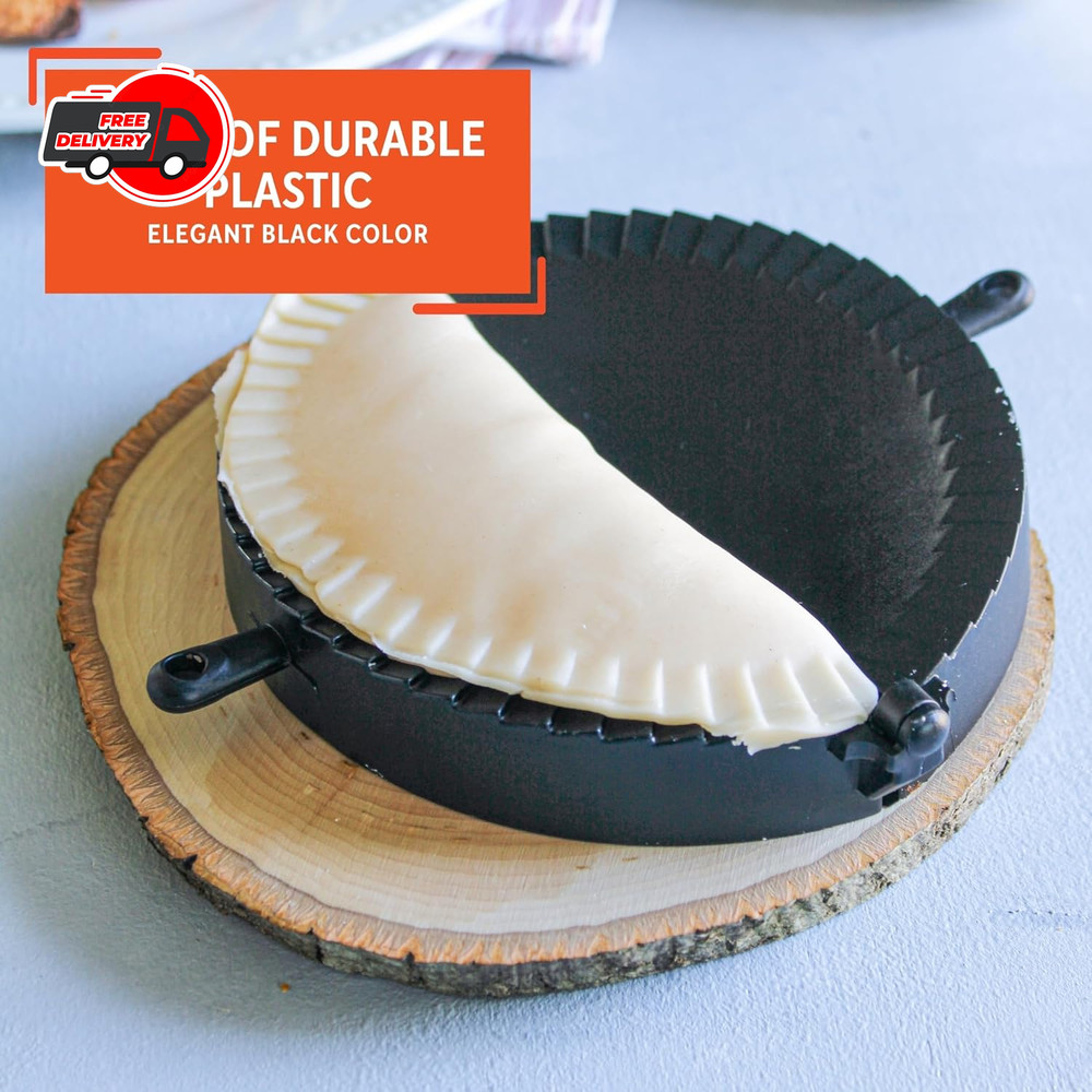 Empanada Press Set – Dumpling Maker, Plastic Empanada Mold & Pastry Press