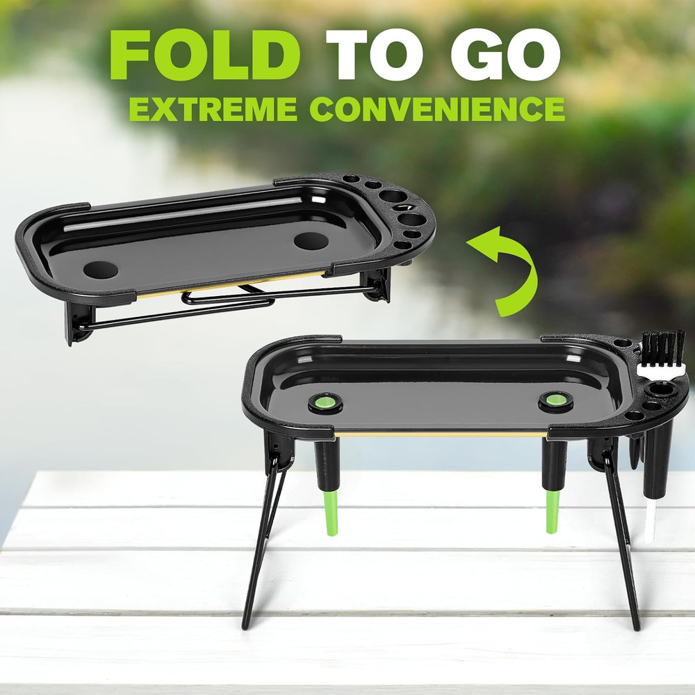 Metal Rolling Tray with Cone Loader, Foldable Rolling Machine & Tray Set for Kin