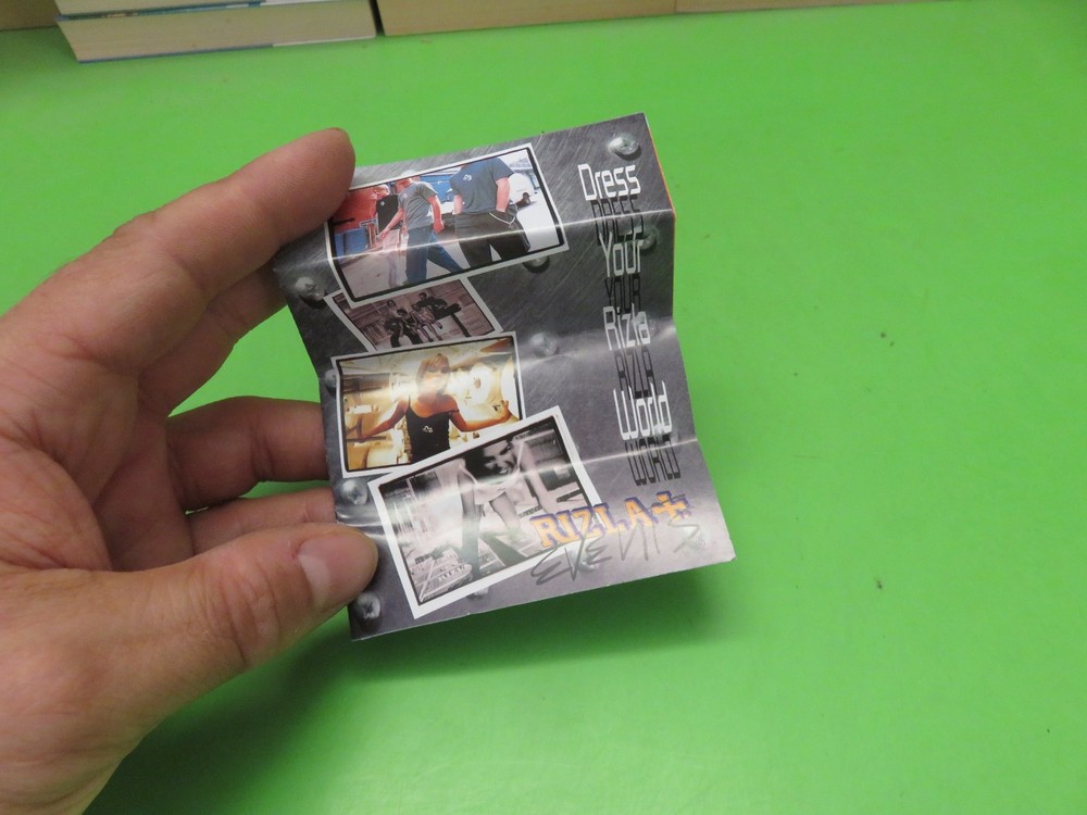 RIZLA EVENTS brochure collection points - September 2000