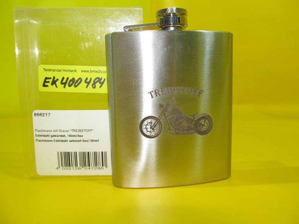 Contento Hip Flask Fuel 180ml Stainless Steel