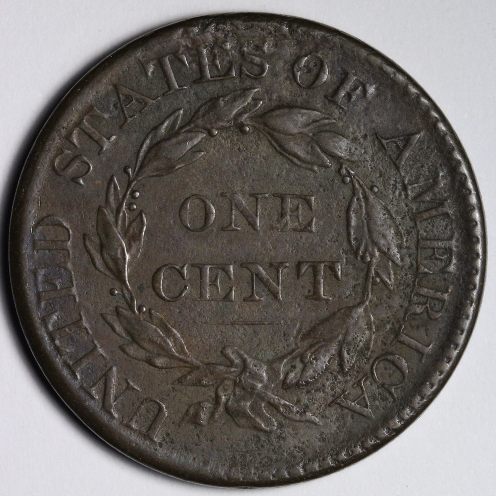 1826 Coronet Head Large Cent XF E102 UKMS
