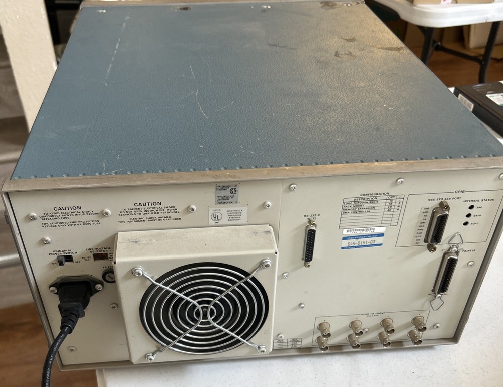 TEKTRONIX 11402 Digitizing Touch Panel Oscilloscope w/ 11A32 & 11A71 Amplifier