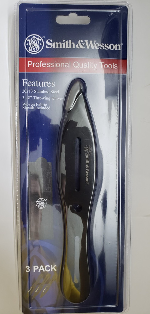 3pc set Smith & Wesson Training Throwing Competition throwing Knives