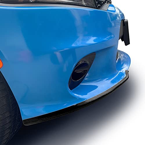Front Bumper Lip Splitter Protector Front Shovel for 2015-2021 Dodge black
