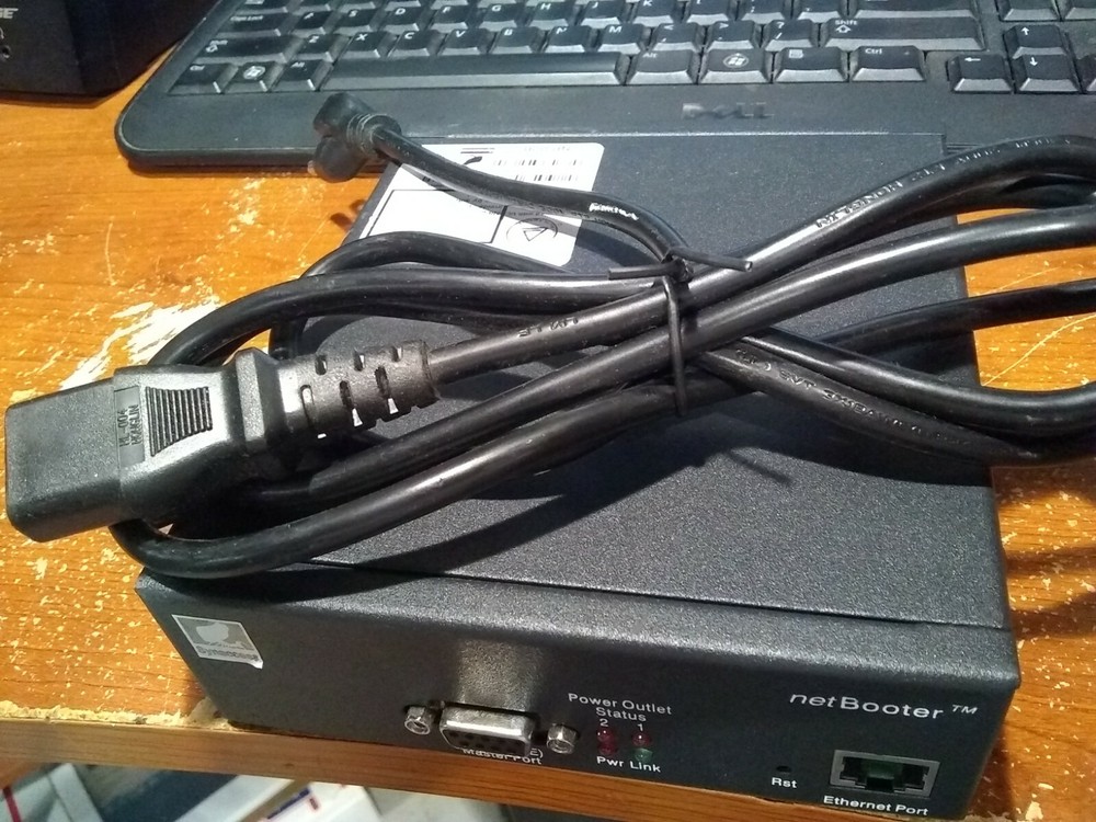 SYNACCESS NETBOOTER NP-02B IP NETWORK AC PWR SWITCH CONTROLLER "TEST WORK 100%"