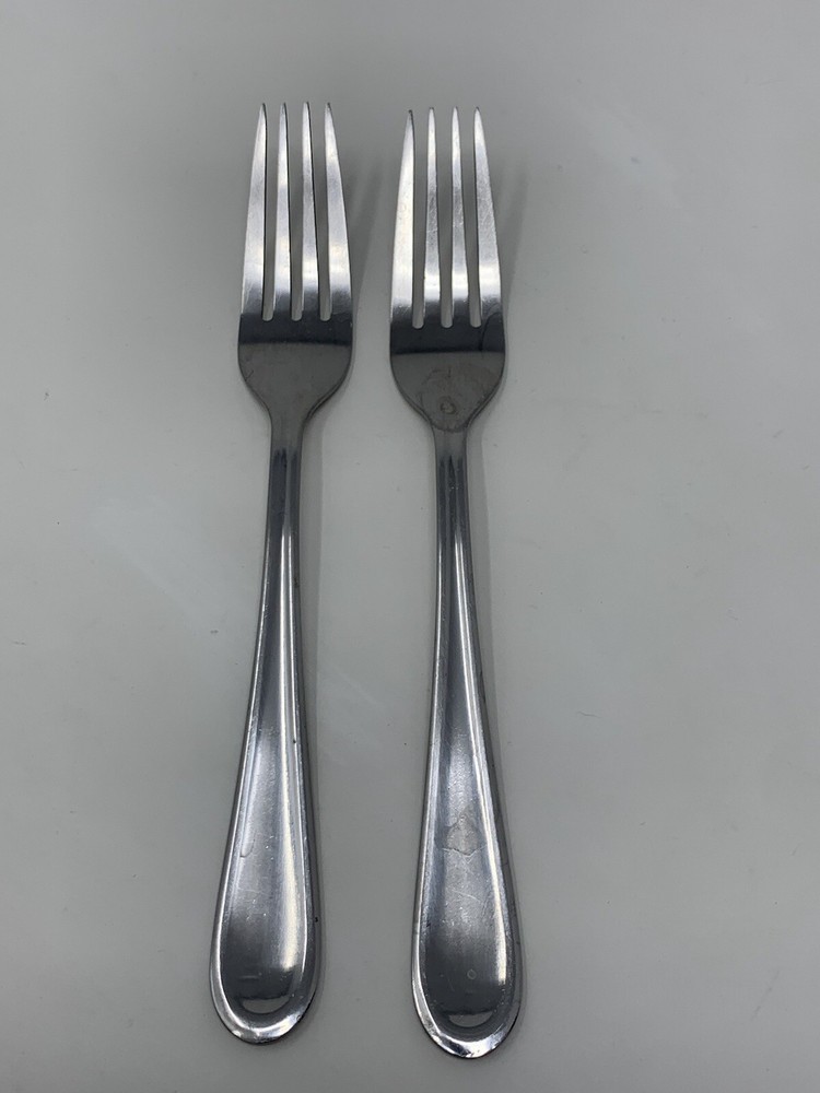 Hampton Silversmiths CLARK Stainless Flatware 2 Dinner Forks