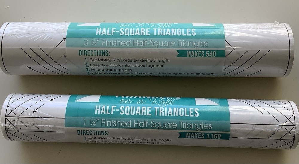 Half Square Triangle Paper Rolls