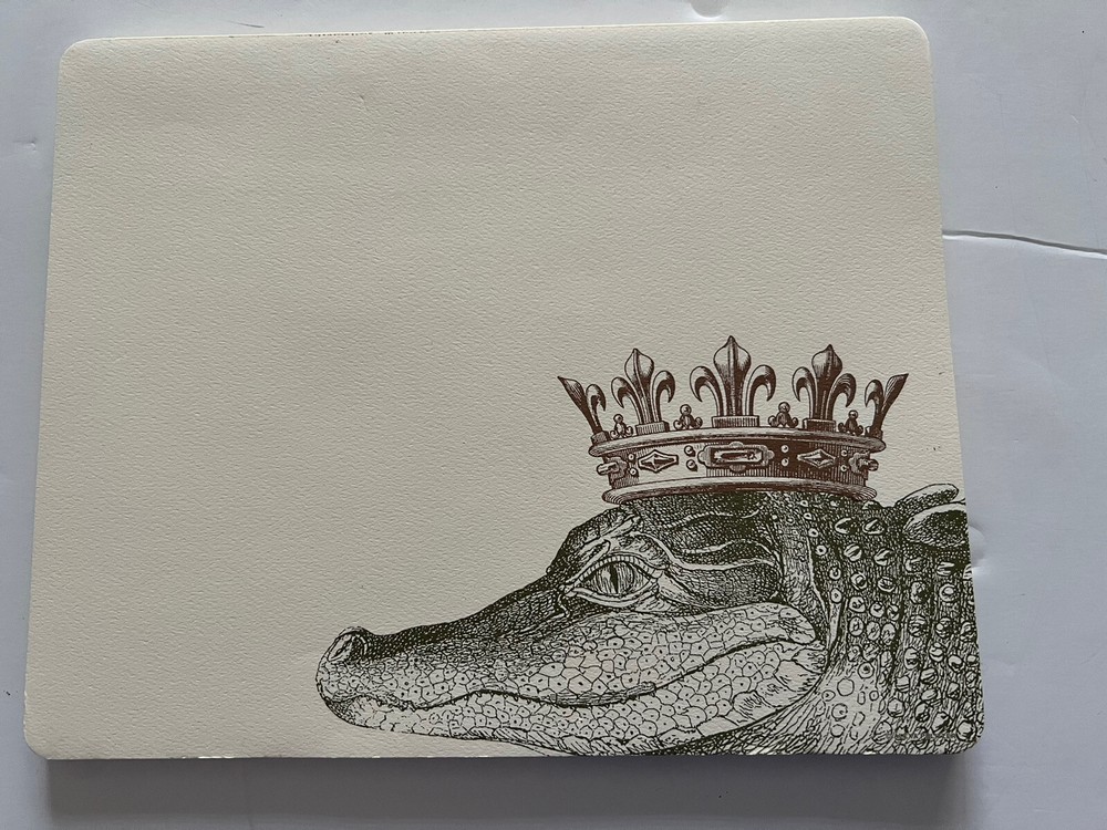 ALEXA PULITZER King Gator 50 Sheet Mousepad Notepad