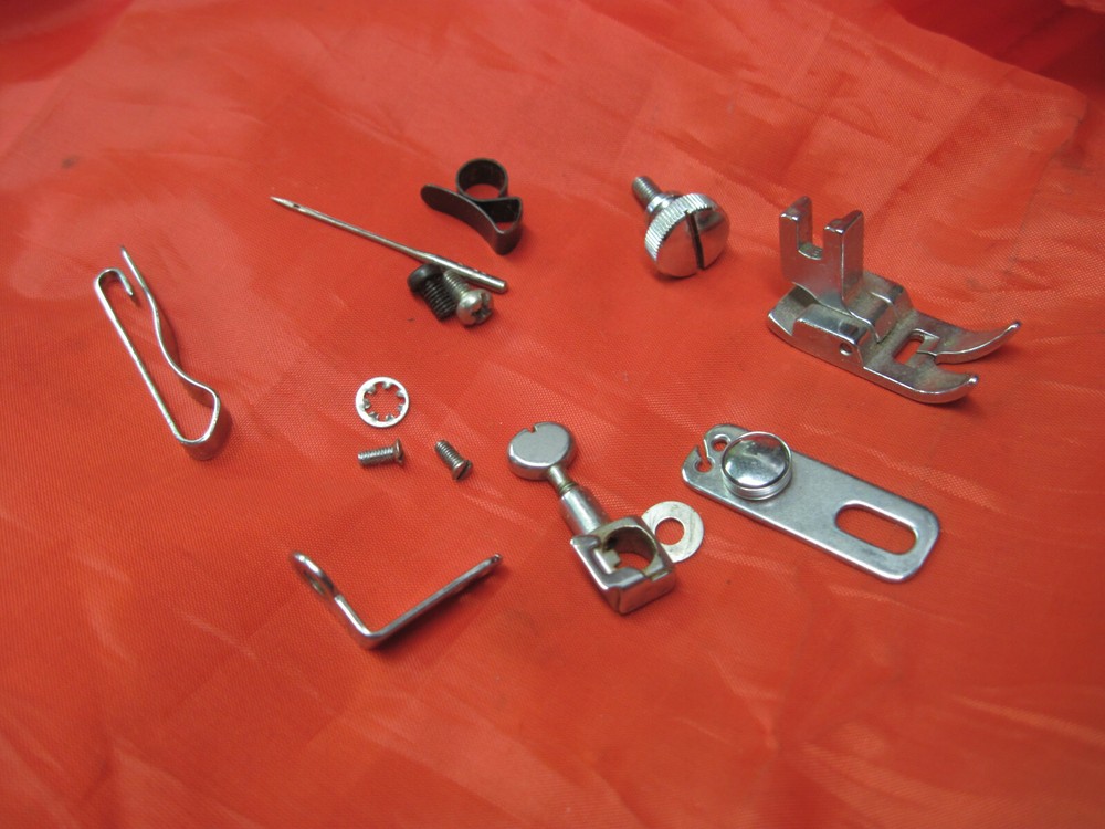 Nelco Sza-232 231 Sewing Machine Needle Clamp Assembly Presser Foot Thread Guide
