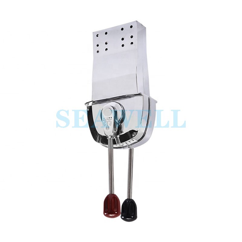Boat Dual Control Lever Single Engine Remote Control Box for Outboard Inboard