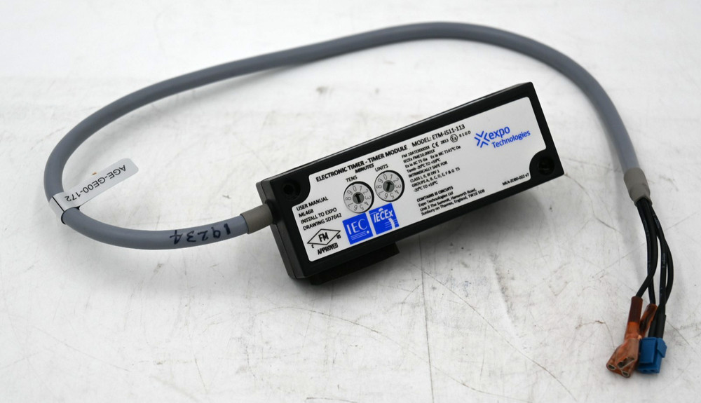 EXPO TECHNOLOGIES ETM-IS11-113 AGE-GE00-172 ELECTRONIC TIMER/MODULE