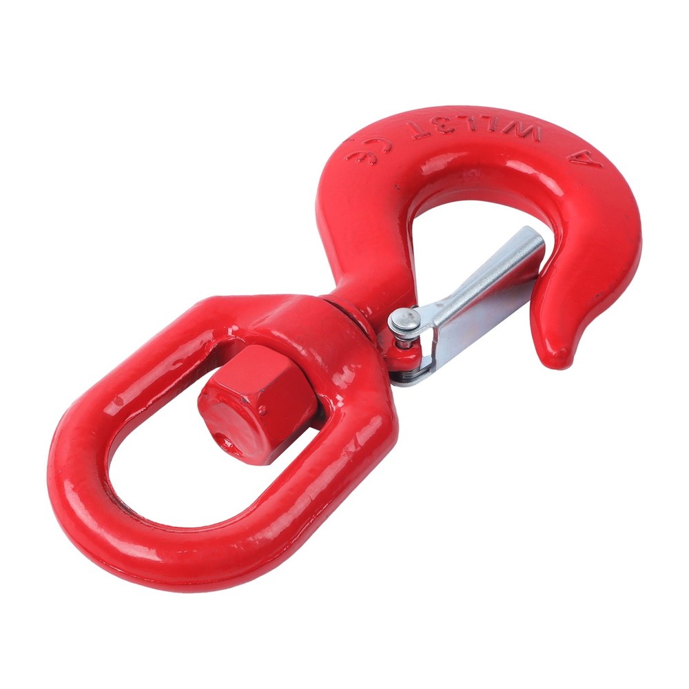 3Ton Locking Swivel Hook Heavy Duty Swivel Lifting Hook Rigging For Hoisting G80