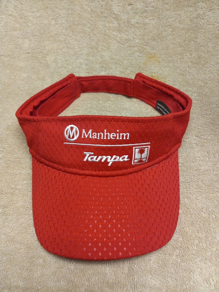 Manheim Tampa - Red Golf Visor -