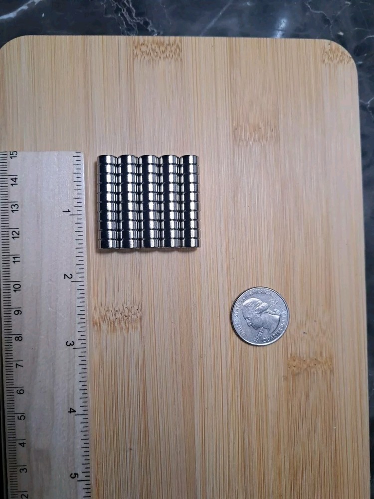 Neodymium Magnets Round Disc 8×3.5mm 50 Pack