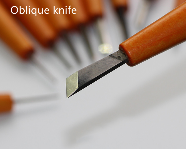 20pcs basic wood engraving carving tool set for printmaking