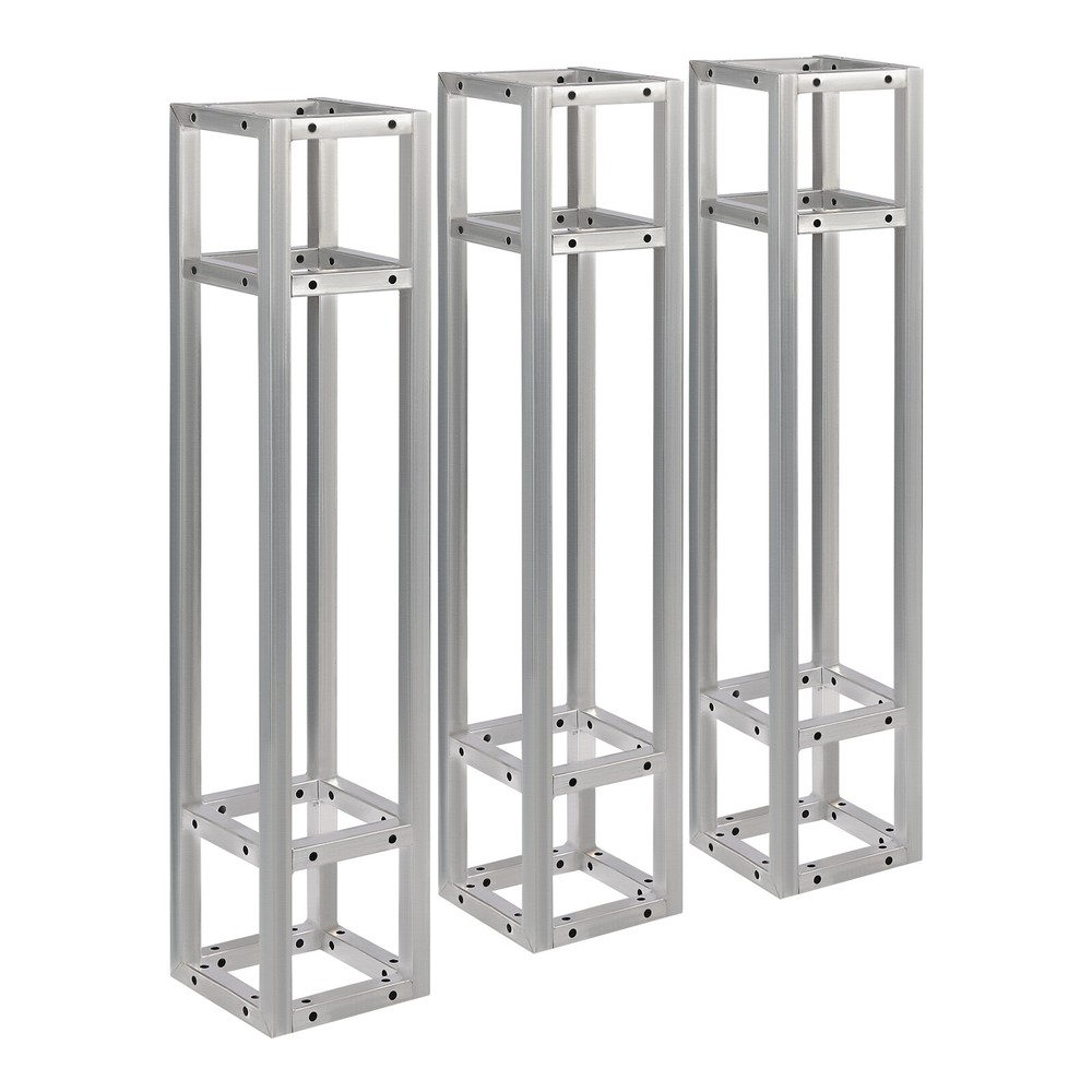 3 Pack Sturdy Square Box Truss Segments Tent System DJ Lighting Temporary Stage