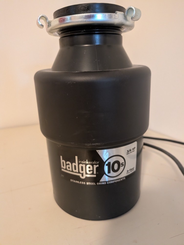 Used InSinkErator Badger 10S-2 Garbage Disposal 3/4 HP (Works Great!)