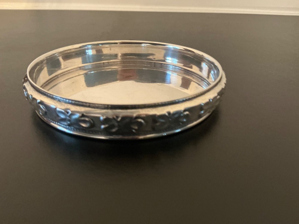 Vintage Sterling Silver Wine Coaster