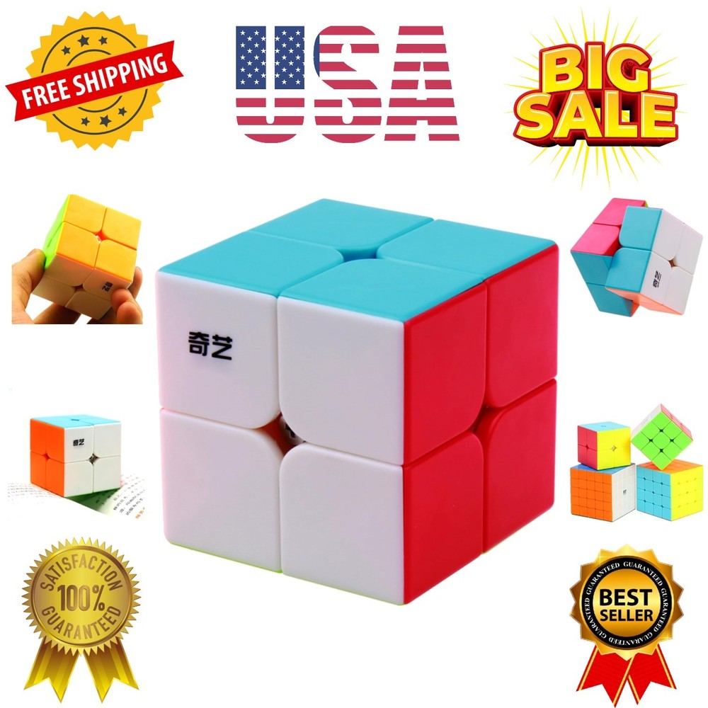 2x2 Cube 2x2x2 Speed Cube Stickerless Puzzle Cube Version